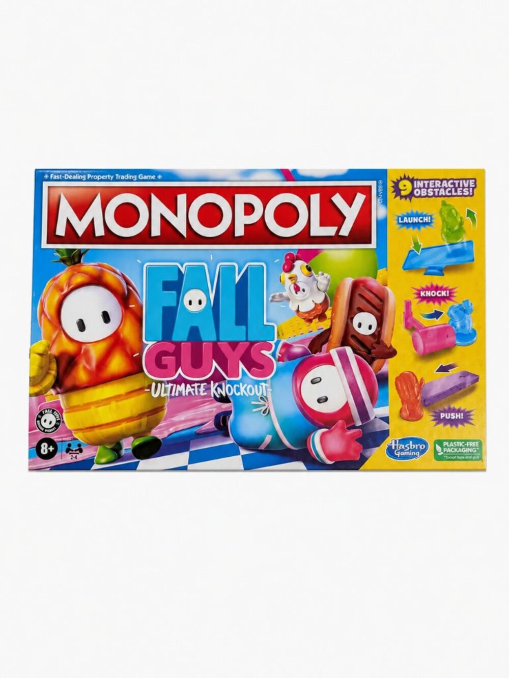 Monopoly Fall Guys Ultimate Knockout Board Game Hasbro Gaming 8+ 2-4 Players